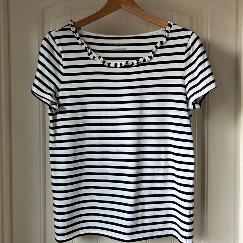 Talbots striped tee